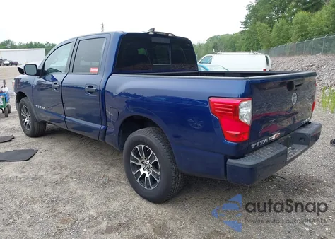 2022 Nissan Titan Sv 4X4 из США, поврежденный, VIN 1N6AA1EC2NN105737